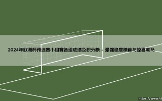 2024年欧洲杯预选赛小组赛各组成绩及积分榜全景解析