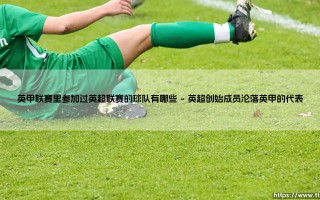 英甲联赛曾闪耀英超的球队：盘点那些从英超降级到英甲的昔日劲旅