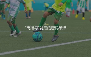 加斯佩里尼为什么叫高指导？"高指导"背后的密码破译