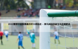 2022赛季中超联赛最终积分榜排名揭晓：惊心动魄的争冠与保级大战全景复盘
