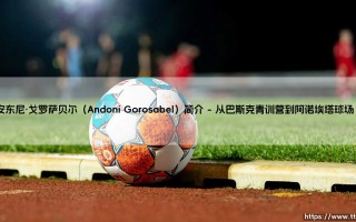 安东尼·戈罗萨贝尔（Andoni Gorosabel）是谁？——全面解析安东尼·戈罗萨贝尔的职业生涯与影响力