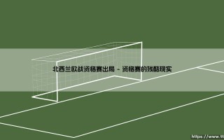 北西兰欧战资格赛出局的背后：梦想与现实的碰撞