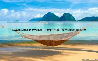 1986年埃因霍温队主力阵容：荷兰足球黄金一代的崛起之路