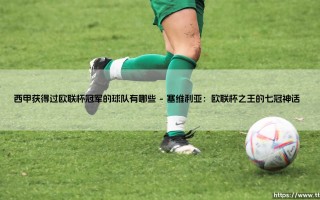 西甲欧联杯辉煌史：盘点西甲获得过欧联杯冠军的球队有哪些