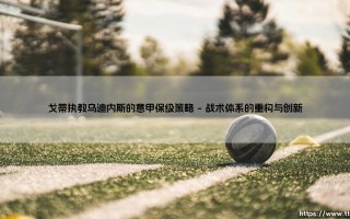 戈蒂执教乌迪内斯的意甲保级策略探析