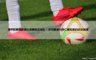 德甲联赛国家德比是哪两支球队及其背后的足球文化