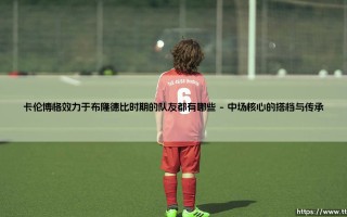 效力布隆德比的队友图鉴：卡伦博格与并肩作战的伙伴们