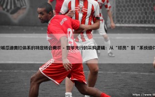 曼城瓜迪奥拉体系的特定转会需求：当哲学成为采购清单