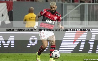 欧协联赛场上的青春风暴：年轻球员（U21）的使用规定，究竟藏着怎样的未来密码？