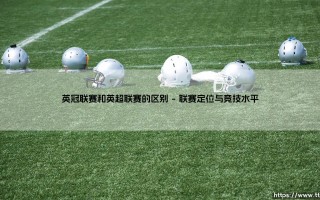 英冠联赛和英超联赛的区别：深入解析英格兰足球的两大舞台