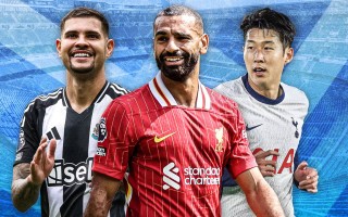 2024-2025赛季英超联赛20支球队的最佳球员