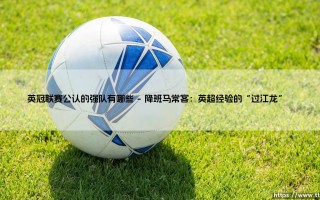 英冠联赛公认的强队有哪些？揭秘英格兰第二级别的豪门劲旅