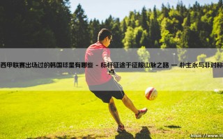 在西甲联赛出场过的韩国球星有哪些「Goal+」
