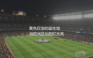 多特蒙德主场在哪里?黄色巨浪的诞生地