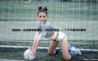 英超唯一全胜赛季是哪队：阿森纳的“无敌舰队”传奇