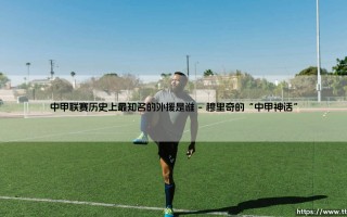 中甲联赛历史上最知名的外援是谁？