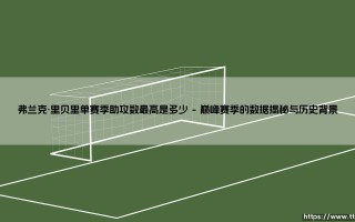 弗兰克·里贝里单赛季助攻数最高是多少？剖析法国边锋的巅峰创造时刻