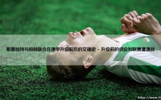 斯图加特与柏林联合在德甲升级前后的交锋史「足坛哨声」
