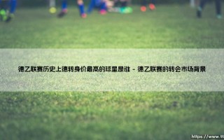 德乙联赛历史上德转身价最高的球星是谁（天下足球）