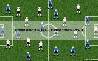 帕德博恩赢得过德甲冠军吗？——深入探讨「德甲联赛」与帕德博恩的足球故事