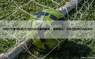 在阿尔瓦塞特队效力过的北欧球星有哪些「足坛哨声」