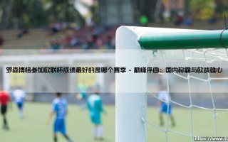 罗森博格参加欧联杯成绩最好的是哪个赛季？探寻罗森博格的欧联最佳征程