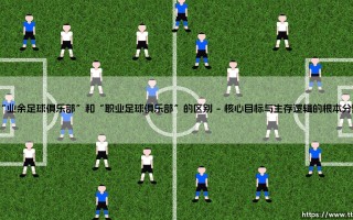 业余足球俱乐部与职业足球俱乐部，究竟有何不同？