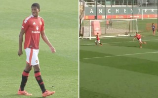 奇多·奥比·马丁代表曼联U18仅十五分钟上演帽子戏法：枪手后悔吗？