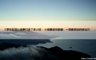 C罗在欧冠小组赛的进球传奇：欧冠之王数字背后的王者之路