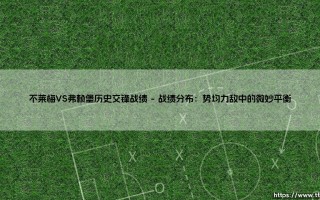 不莱梅VS弗赖堡历史交锋战绩|磁儿足球说