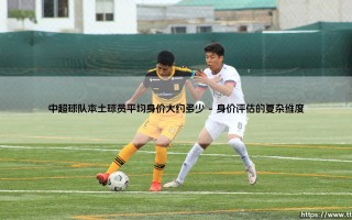 中超球队本土球员平均身价背后的价值密码