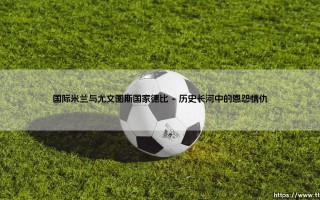 国际米兰与尤文图斯：意大利国家德比的永恒对决
