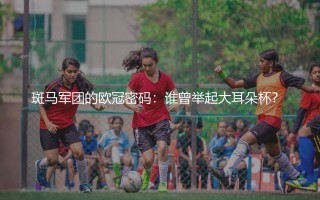 尤文图斯拿过欧冠的主教练,斑马军团的欧冠密码：谁曾举起大耳朵杯？ 