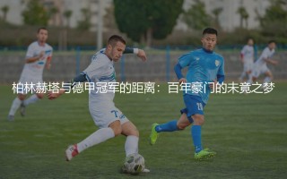 柏林赫塔获得过德甲冠军吗？百年豪门的未竟之梦
