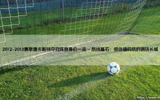 2012-2013赛季唐卡斯特夺冠阵容身价一览——揭秘英甲冠军的低成本奇迹