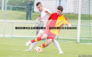 哪些联赛转会金额增长最快？揭秘全球足坛资本新格局：「烧钱」竞赛谁主沉浮？