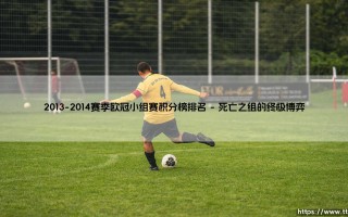 2013-2014赛季欧冠小组赛积分榜排名：群雄逐鹿，谁主沉浮？「欧陆豪门的晋级之路」