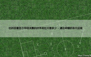 比利亚雷亚尔夺冠决赛的对手和比分是多少？——「黄色潜水艇」的荣耀之战，究竟如何载入史册？