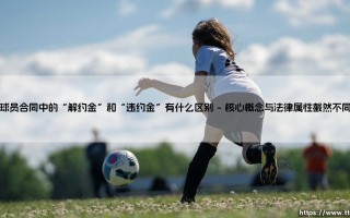 球员合同中的“解约金”和“违约金”有什么区别（足球那些事儿）