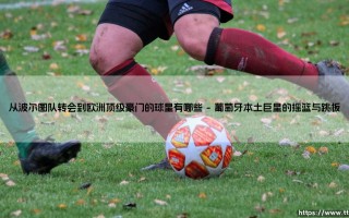 从波尔图队到欧洲豪门的星光之路：那些巨龙球场走出的顶级球星