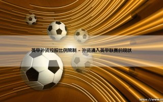 英甲外资控股比例限制：英格兰足球联赛的所有权规制探析