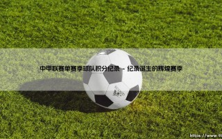 中甲联赛单赛季球队积分纪录：中甲联赛单赛季球队积分纪录的辉煌与沉思
