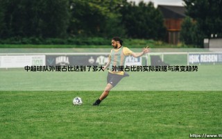 中超球队外援占比达到了多大：一场关于绿茵场多元化的深度洞察