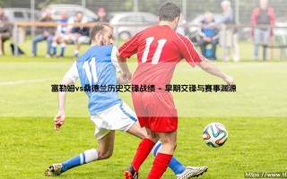 富勒姆vs桑德兰历史交锋战绩_即时足球
