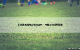 多特蒙德魔鬼主场的由来：多特蒙德