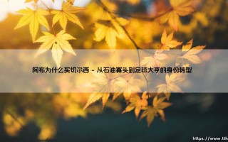 阿布为什么买切尔西？一桩改变英超格局的世纪收购