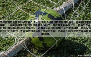 西甲教练赛后批评裁判被禁赛几场事件深度解析