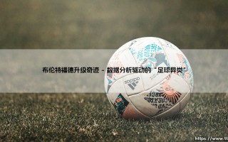 布伦特福德升级奇迹：小球队的大时代