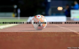 2023赛季中超联赛最佳射手（金靴）得主及进球数：莱昂纳多的荣耀之路