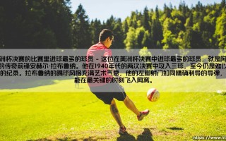 美洲杯决赛进球最多的球员